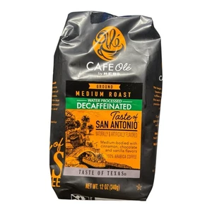 CAFÉ OLE San Antonio miscela caffè macinato decaffeinato sacchetto da 12 oz - Foto 1 di 4