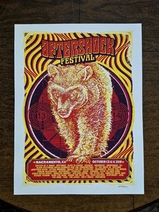 AFTERSHOCK FESTIVAL POSTER 2018 Alice In Chains, Deftones OFFICIAL Sacramento CA - Picture 1 of 11