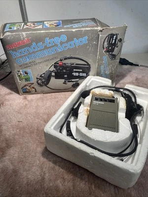 Parts! Maxon Hands-Free Communicator Model 49-SA in Original Box vtg 1986 - Image 1 of 4