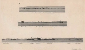 Portsmouth harbour entrance profile. Gosport Haslar Spitbank Fort ADMIRALTY 1943 - Picture 1 of 1