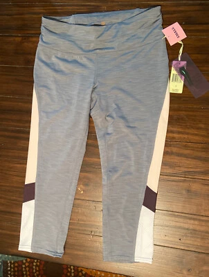 Tangerine Brand Gray Yoga Exercise Capri Leggings Size Small Sz S NEW - Image 1 of 4