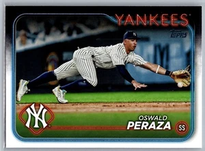 2024 Topps #459 Oswald Peraza New York Yankees MLB Baseball Card - Picture 1 of 2