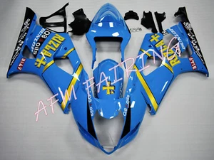 Blue Black ABS Injection Mold Bodywork Fairing Kit Panel for GSXR1000 2003 2004 - Picture 1 of 7