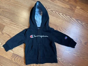 Schwarzer Champion Kapuzenpullover mit Reißverschluss für Jungen Größe 3T sehr schön!! - Bild 1 von 5