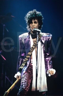 Prince Live #II 24 x 36 Inch Custom Memorial Poster Print Purple Rain - Image 1 of 4