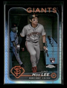 Aggiornamento Chrome 2024 #USC185 Jung HOO Lee Rifrattori Rookie San Francisco Giants - Foto 1 di 2