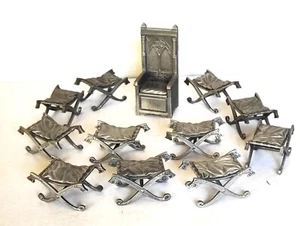 Figurines, les étains du Graal Trône et sièges des Chevalier de la Table ronde - Imagen 1 de 8