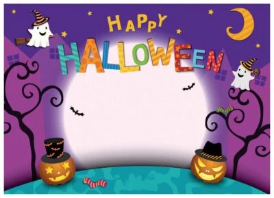 7x5FT Halloween Photo Backdrop Trunk or Treat Car Decorations for Photography - Image 1 of 4