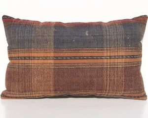 STESSO VECCHIO COPRICUSCINO LANA TURCA RETTANGOLARE TESSUTO A MANO KILIM AREA... - Foto 1 di 3