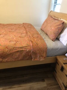 VNT Ralph Lauren Village Mews Paisley Single Twin Duvet Cover Pink 1 Pc - Picture 1 of 12
