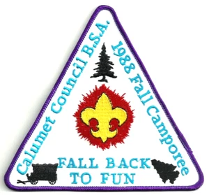 04 BSA CALUMET Council 1988 Fall Camporee Large Back Patch - Picture 1 of 1