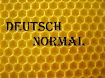 DNM 1Kg Mittelwände Waben Bienen Wachs Alle Größen