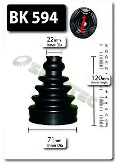 Shaftec Front Inner CV Boot for VW Golf TDi PD ASZ 1.9 June 2001 to August 2006 - Image 1 of 4