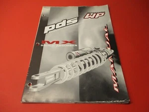 OEM ORIGINAL PDS WP SUSPENSION MX SHOCK ABSORBER MANUAL - Picture 1 of 2