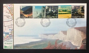 GB Buckingham 2006 England Satz auf Ersttagsbrief - Ramblers Association S/H/S - Bild 1 von 2