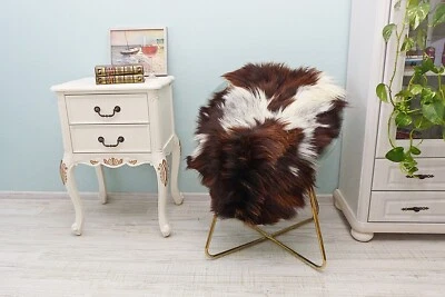Real Goatskin Sofa Cover Animal Theme Nursery, Wall Hanging Genuine Goatskin Rug - Image 1 of 4