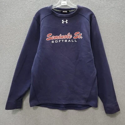 Florida Seminole State College Softbol Hombres Sudadera Pequeña Azul Marino Under Armour Foto 1 de 4
