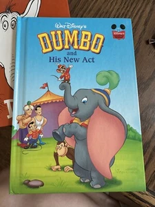 Walt Disney Dumbo And His New Act 2003 Wonderful World of Reading Book Club HC - Imagen 1 de 5