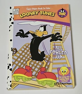 Looney Tunes All Fowled Up OOP Jumbo Coloring Book  - Picture 1 of 1