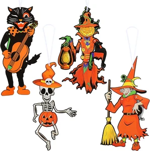 Vintage Halloween Party Decoration Jointed Figures Halloween Door Hangers Joi... - Picture 1 of 1