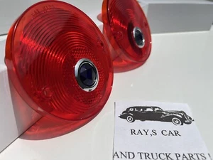 NEW 60 TO 66 CHEVROLET TRUCK STEP SIDE TAIL LIGHT LENS WITH BLUE DOT ! - Picture 1 of 6