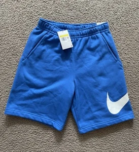 Nike Standard Fit At Knee Length Men's Shorts Blue Small Sports Gym Bottoms Ball - Picture 1 of 11