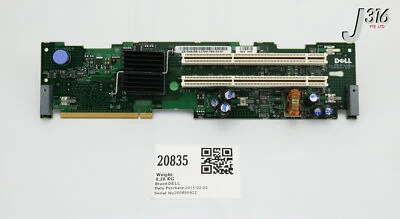 20835 DELL PCB, POWEREDGE 2950 PCI-X RISER BOARD, CN-0H6188-13740 PWB H6189 - Image 1 of 4
