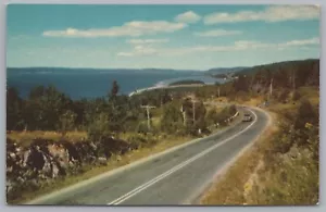 Route 4, Nova Scotia, Vintage Postkarte. - Bild 1 von 2