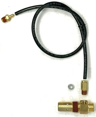 Brass Air Compressor Check Valve Kit 1/2'' Male Pipe x 1/2'' compression USA  - Image 1 of 2