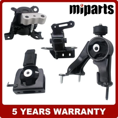 Motor Mount Set 4PCS FIT FOR 2014-2019 Toyota Corolla 1.8L Auto CVT Transmission - Image 1 of 4