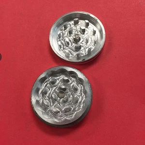 2" CNC MACHINED GRINDER -silver- - Picture 1 of 4