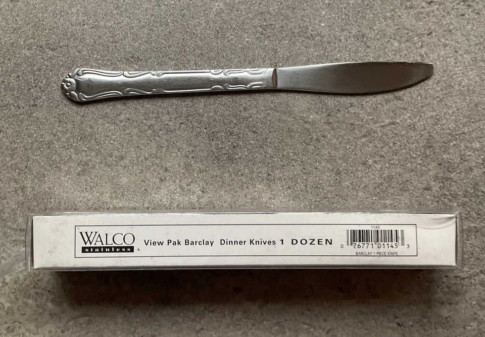 Walco 1145 Dinner Knife Length 8 5/8 in PK 12