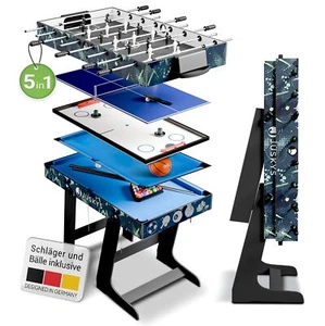 Spieltisch Tischtennisplatte Tischkicker Billard Hockey Kinder Tisch Juskys® - Bild 1 von 7