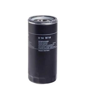 Filtro olio HENGST FILTER H14W14 per AUDI 80 B4 1.9D 09.1991-01.1996 - Picture 1 of 3