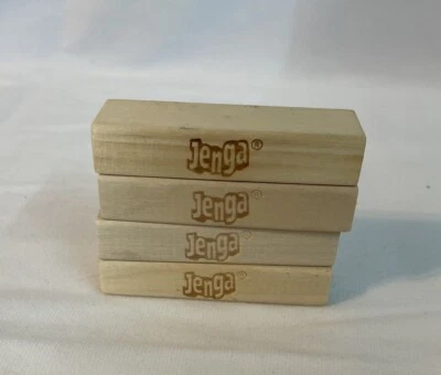 Jenga Replacement Blocks – Set of 4 3” Wide - Image 1 of 3