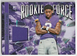 2023 Panini Absolute Rookie Force Jordan Addison Patch RF-15 Minnesota Vikings - Picture 1 of 2