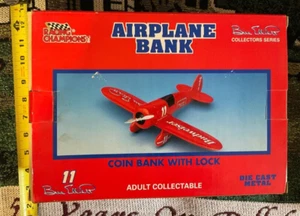 Racing Champions #11 Bill Elliott Budweiser Airplane Bank - Picture 1 of 7