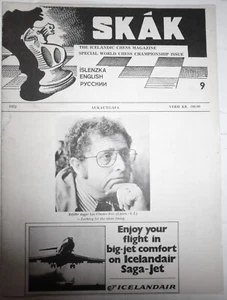 1972 SKAK - Icelandic Chess Magazine - Fischer Spassky World Championship No. 9 - Picture 1 of 6