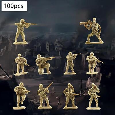 100x Soldatenfiguren Spielzeugsoldaten Spielzeugsoldaten Für • 18.43€
