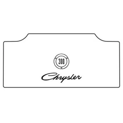 Cubierta alfombrilla maletero para Chrysler 300 Exc 1967-68 convertible goma gris espiga Foto 1 de 4