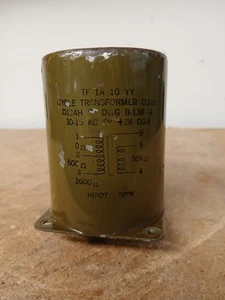 Vintage Plate to Line Trafo Military 60k 600 Ohm 30-15kz - Bild 1 von 4