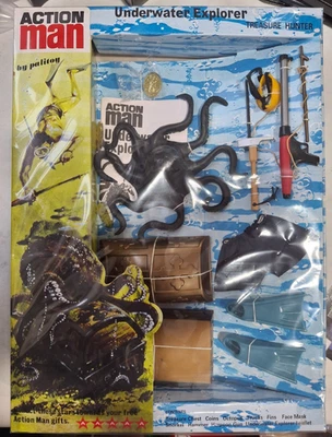 Palitoy Hasbro 40th Action Man 12" Underwater Explorer Treasure Hunter Set AM050 - Image 1 of 2