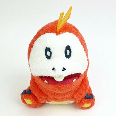 Pokemon Fuecoco "Moko Moko Puchi" Plush Doll Orange Fluffy Cute Toy 23cm Japan - Image 1 of 4