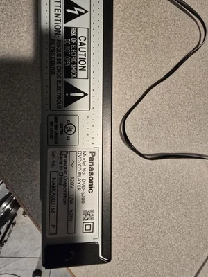 Panasonic DVD-S700 Full HD DVD player USB HDMI - Black - Image 1 of 4