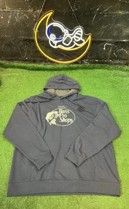 Bass Pro Shops Johnny Morris Hoodie Herren XL Fleece Sweatshirt Pullover Blau - Bild 1 von 5