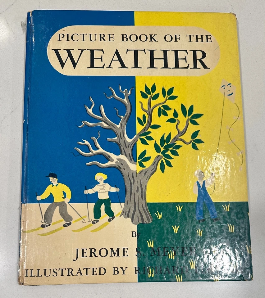 Jerome S. Meyer - Picture Book of the Weather - 1948 - HC - Richard Floethe - Image 1 of 4