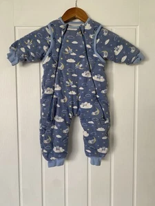 Jojo Maman Bebe Sleepsuit Blue Peter Rabbit (6 to 12 Months) Snuggler Sleepwear - Picture 1 of 8