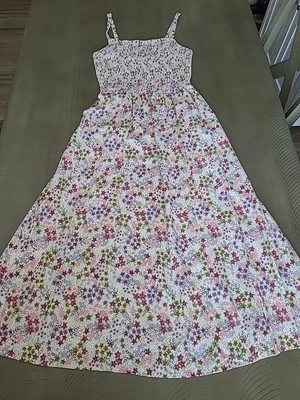 Old Navy Sleeveless Smocked Multifloral Cami Midi Dress Size S Tall NWT - Image 1 of 4