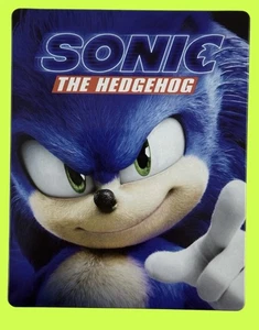 4K Blu Ray Combo Sonic The Hedgehog Steelbook Action Comedy OOP - Foto 1 di 3