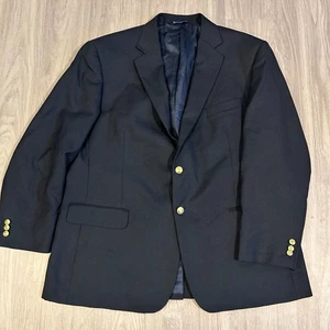 Stafford University Blazer Mens 48 R Dark Blue - Picture 1 of 10